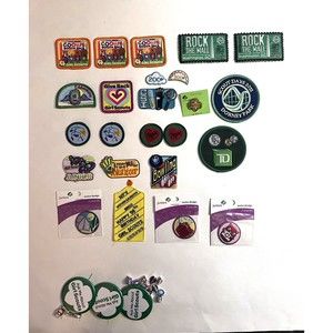 LOT of GIRL SCOUT Patches Badges  - Cookie Fun , Buttons Etc, As Pictured